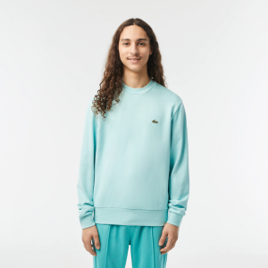 Alternative view of Áo Lacoste Classic Fit Crew Neck Fleece Sweatshirt 'Green' SH2564-53G-LGF