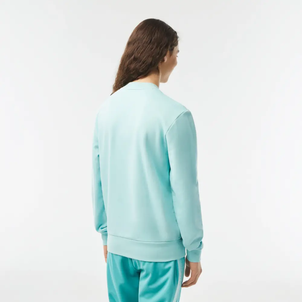 Áo Lacoste Classic Fit Crew Neck Fleece Sweatshirt 'Green' SH2564-53G-LGF - Ảnh 3