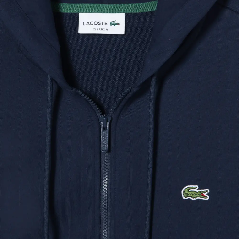 Alternative view of Áo Lacoste Organic Cotton Zip-up Sweatshirt 'Blue' SH2566-53G-166