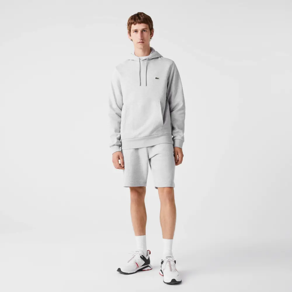 Alternative view of Áo Lacoste Organic Cotton Kangaroo Pocket Sweatshirt 'Gray' SH2567-53G-CCA