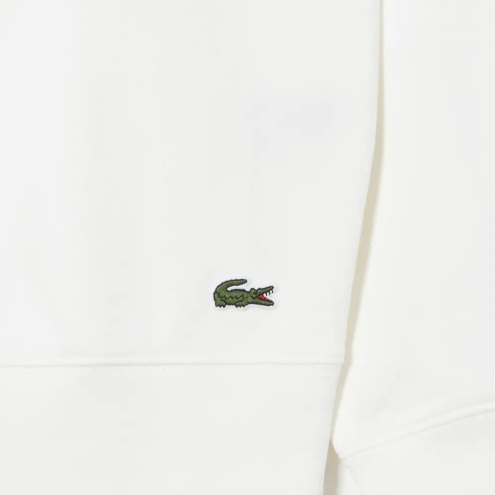 Áo Lacoste Round Neck Fleece Sweatshirt 'Cream' SH5087-53G-70V - Ảnh 3
