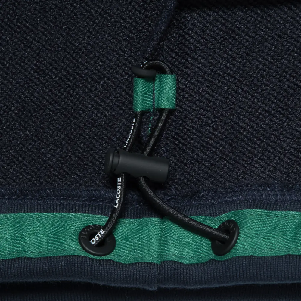 Áo Lacoste Basic Short Sleeve Sweatshirt 'Blue' SH602E-53G-166 - Ảnh 3