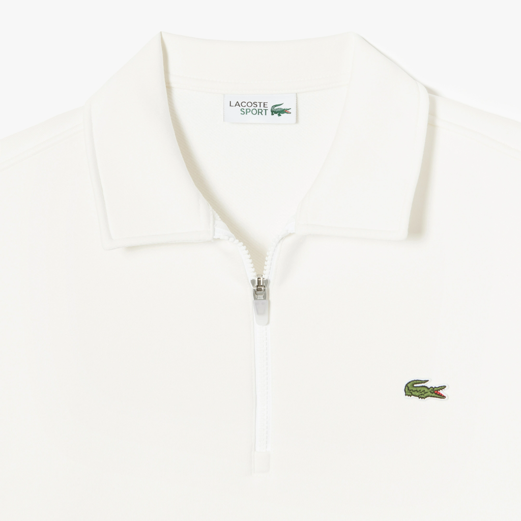 Áo Lacoste Basic Short Sleeve Sweatshirt 'Cream' SH602E-53G-70V - Ảnh 2