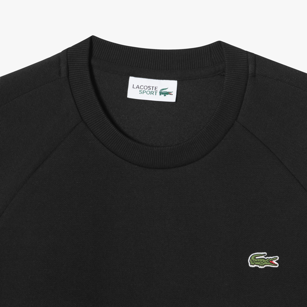 Áo Lacoste Technical Crew Neck Sweatshirt 'Black' SH762E-53G-031 - Ảnh 2
