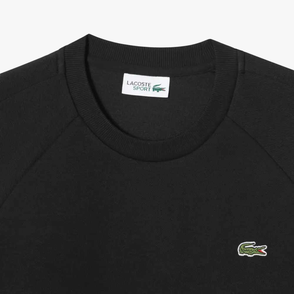 Alternative view of Áo Lacoste Technical Crew Neck Sweatshirt 'Black' SH762E-53G-031