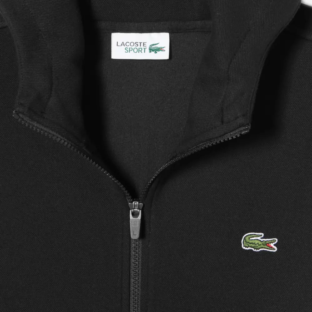 Alternative view of Áo Lacoste Technical Setup Hood Zip-up 'Black' SH777E-53GH-031
