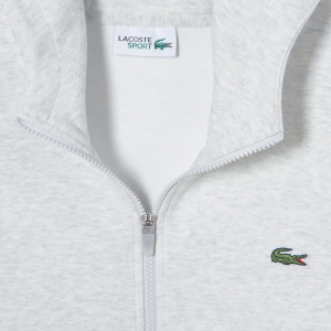 Alternative view of Áo Lacoste Technical Setup Hood Zip-up 'Light Gray' SH777E-53GH-70V