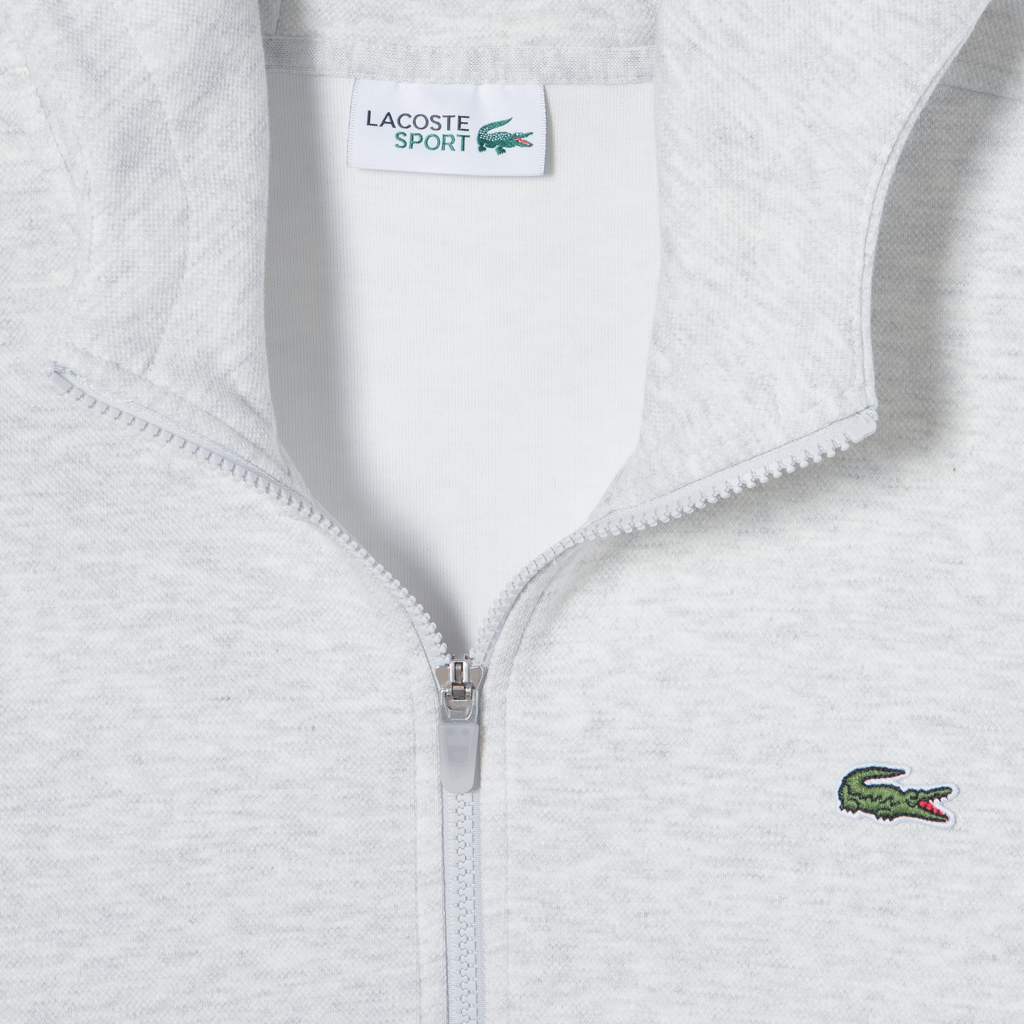 Áo Lacoste Technical Setup Hood Zip-up 'Light Gray' SH777E-53GH-70V - Ảnh 2