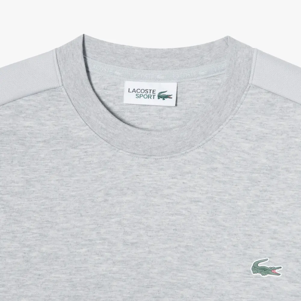 Alternative view of Áo Lacoste Mesh Coloration Easy Crew Neck Sweatshirt 'Gray' SH964E-53G-CCA