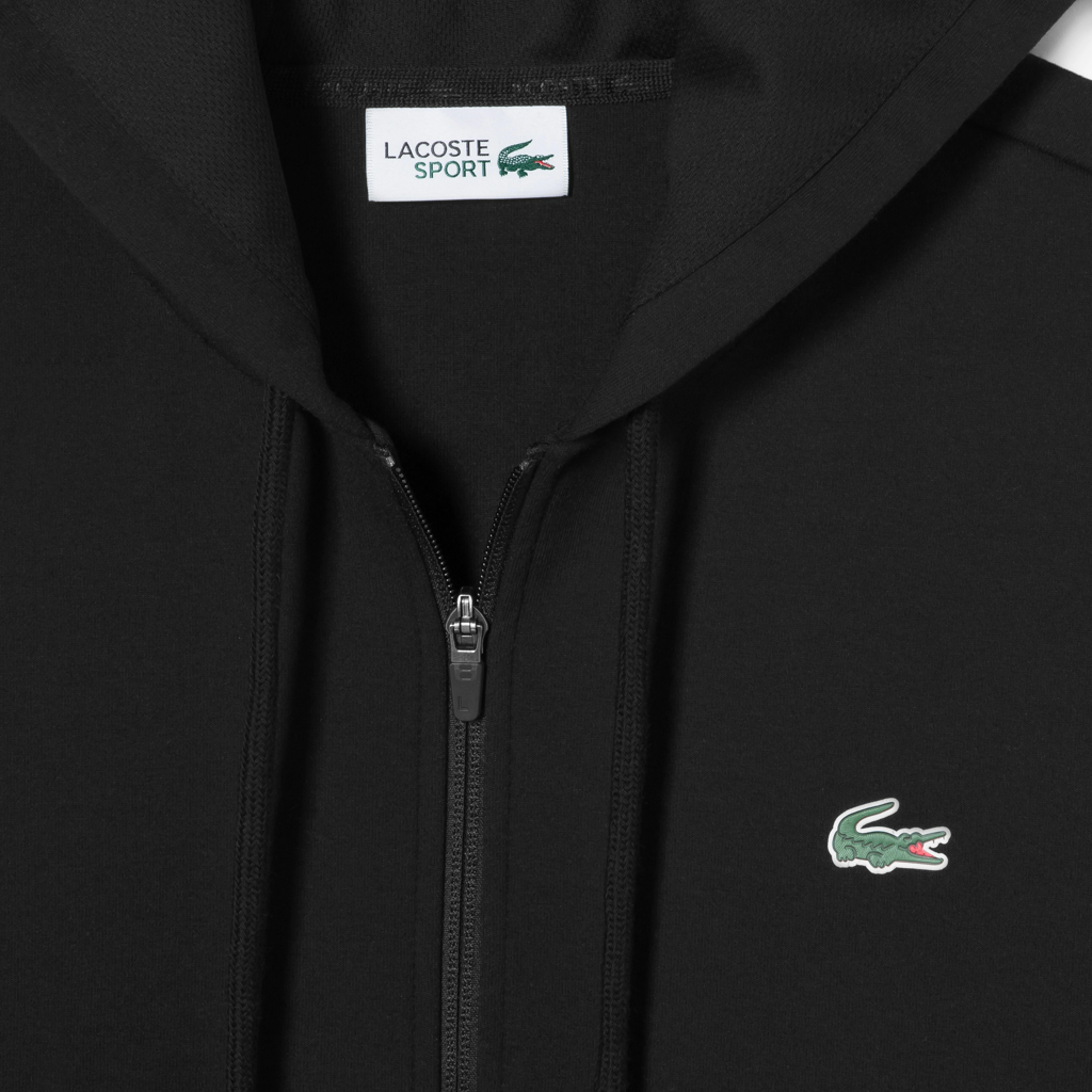 Áo Lacoste Mesh Coloration Easy Sweatshirt 'Black' SH967E-53G-031 - Ảnh 2