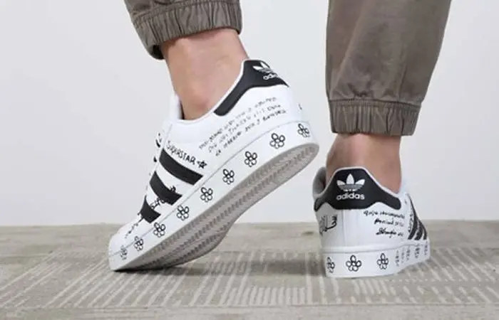 Giày Adidas Superstar 'Sharpie Pack Graffiti White Black' GV9804 - Ảnh 9