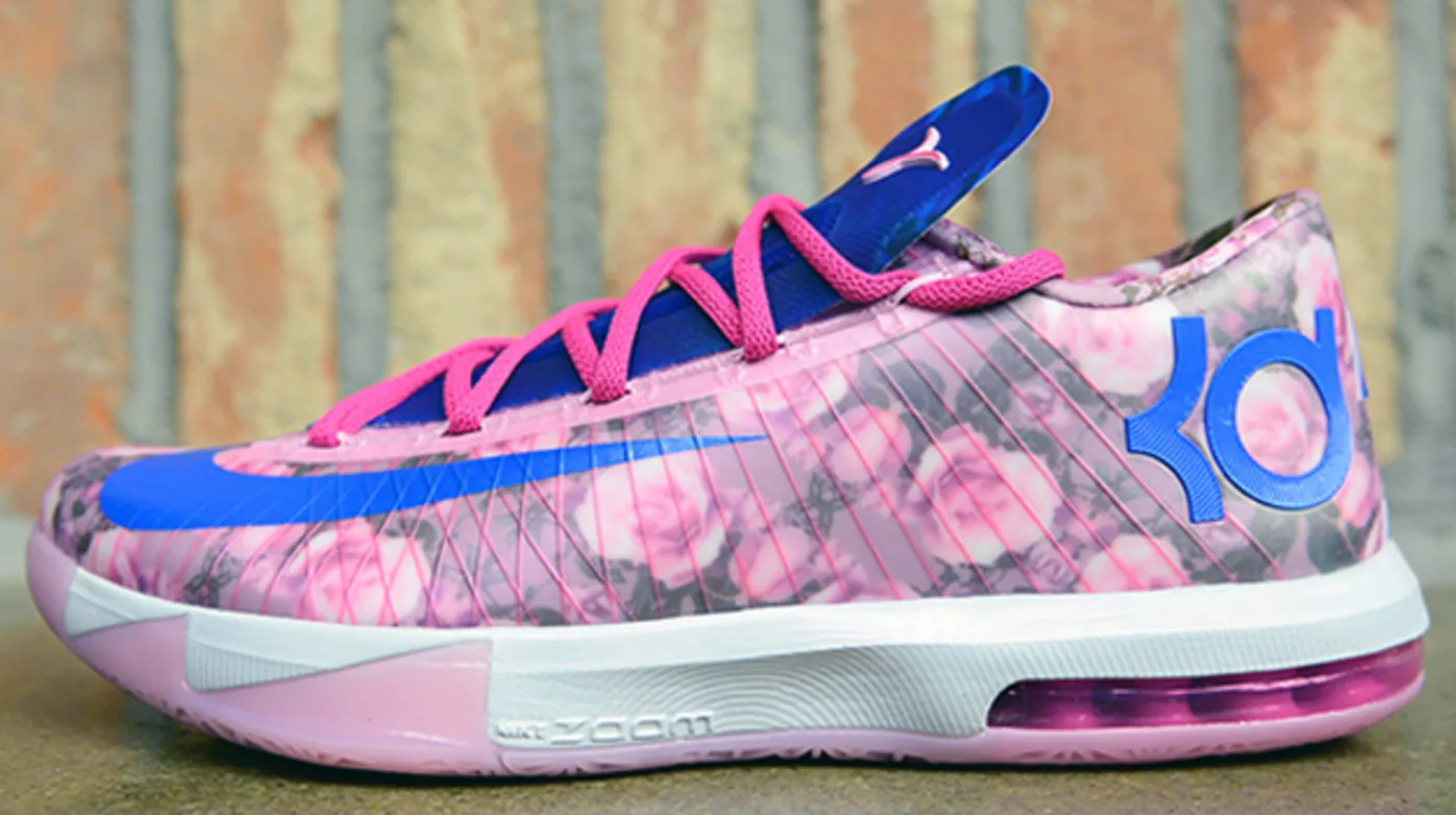 Giày Nike KD 6 Supreme 'Aunt Pearl' 618216-600 - Ảnh 4