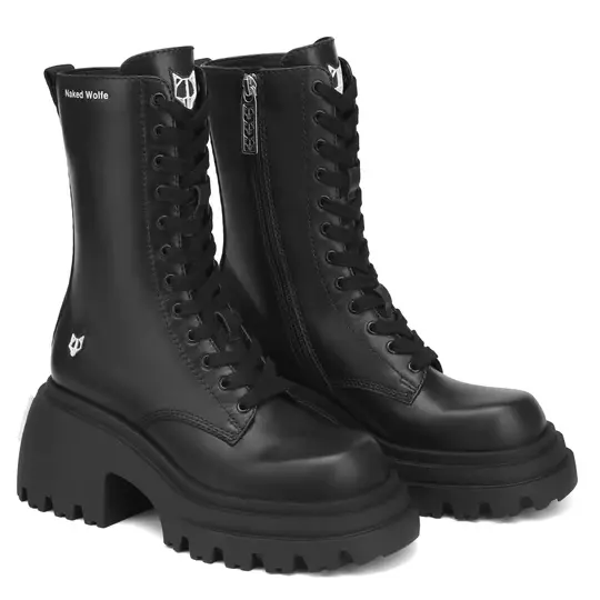 Alternative view of Giày Naked Wolfe Boost SHINE LEATHER 'BLACK'