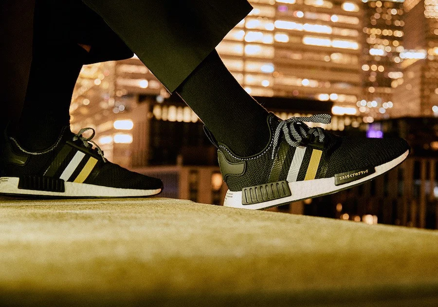 Giày Adidas Palace x NMD R1 'Gold Trefoil' EH2749 - Ảnh 5