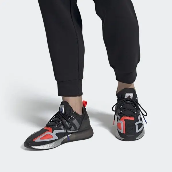 Giày Adidas ZX 2K Boost 'Black Halo Silver' FY5724 - Ảnh 5