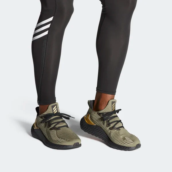 Giày Adidas AlphaBoost 'Legacy Green Gold Metallic' EH3321 - Ảnh 2
