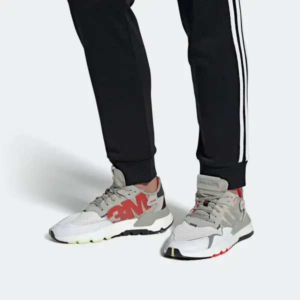 Giày Adidas Nite Jogger 'Metal Grey White' EF5409 - Ảnh 3