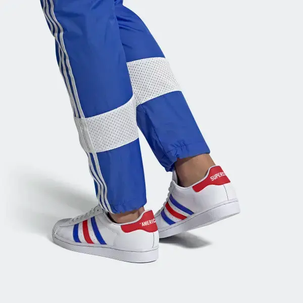 Giày Adidas Superstar 'White Red Blue' FV3033 - Ảnh 3