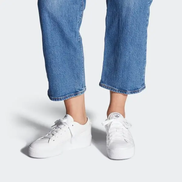 Giày Adidas Wmns Nizza Platform 'Triple White' FV5322 - Ảnh 7