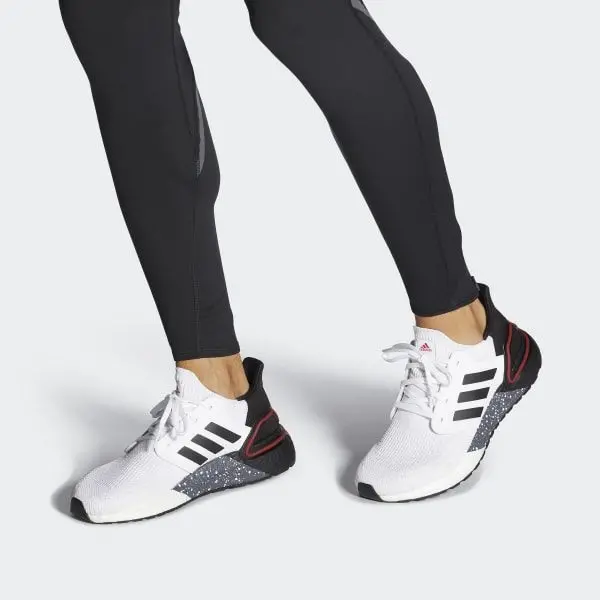Alternative view of Giày Adidas UltraBoost 20 'White Scarlet' FX8333