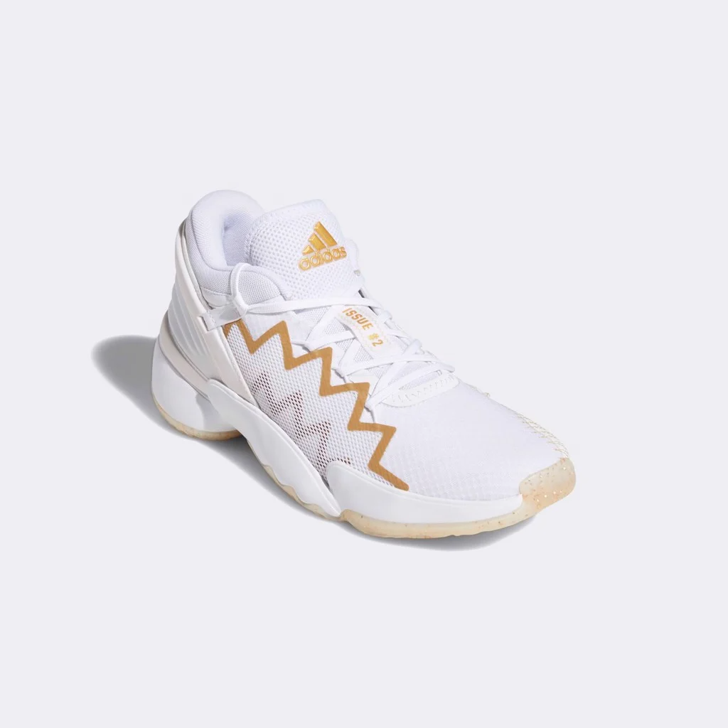 Giày Adidas D.O.N. Issue #2 'White Gold Metallic' FX9431 - Ảnh 2