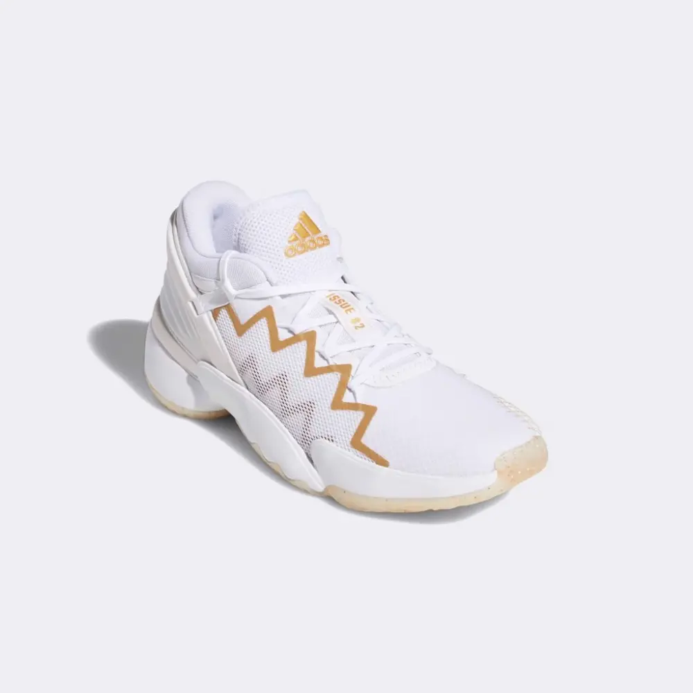 Alternative view of Giày Adidas D.O.N. Issue #2 'White Gold Metallic' FX9431