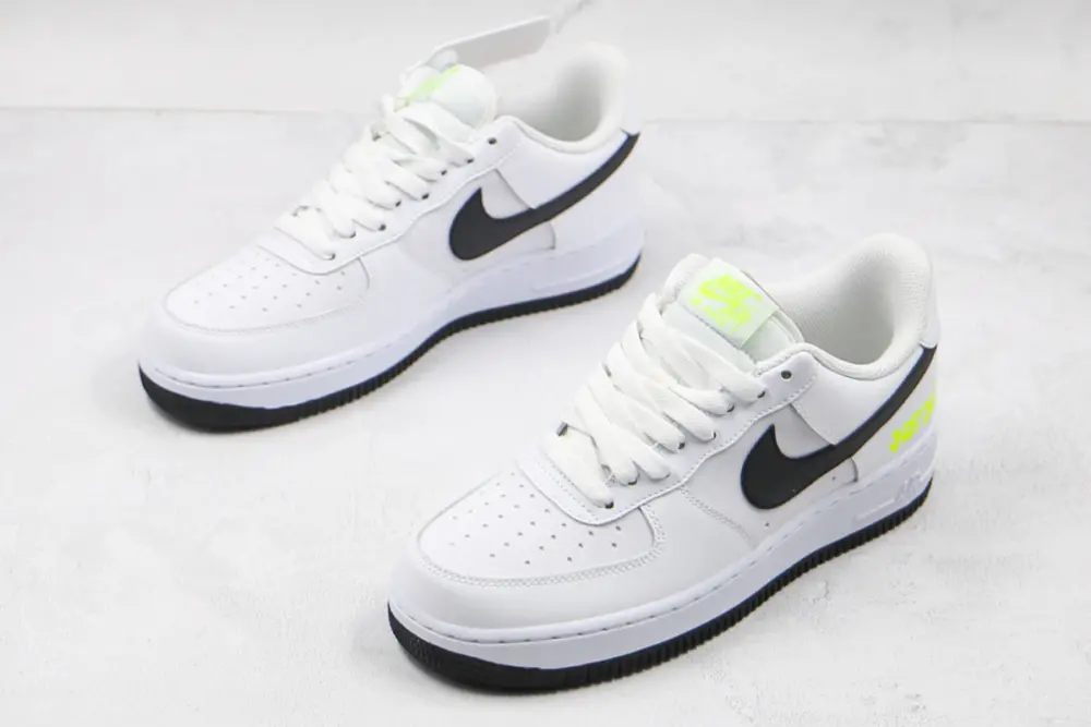 Alternative view of Giày Nike Air Force 1 Low GS 'Just Do It - White Volt' DM3271-100