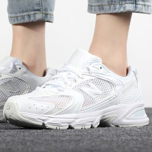 Giày New Balance 530 Retro 'White Silver' MR530FW1 - Ảnh 4