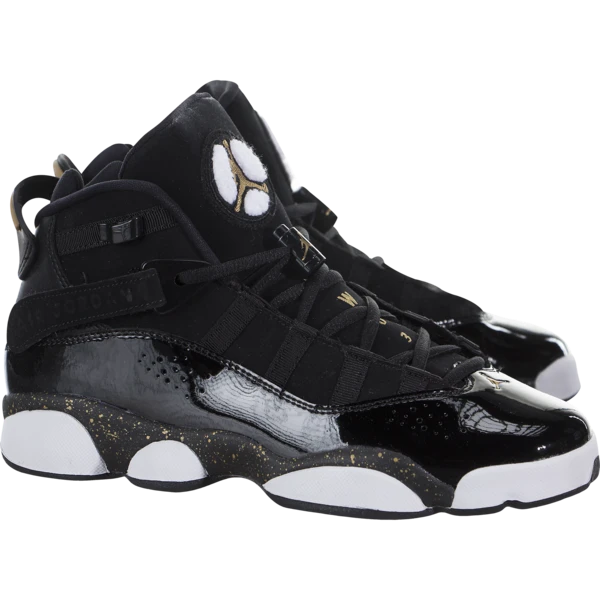 Giày Nike Jordan 6 Rings GS 'Black Metallic Gold' 323419-007 - Ảnh 2
