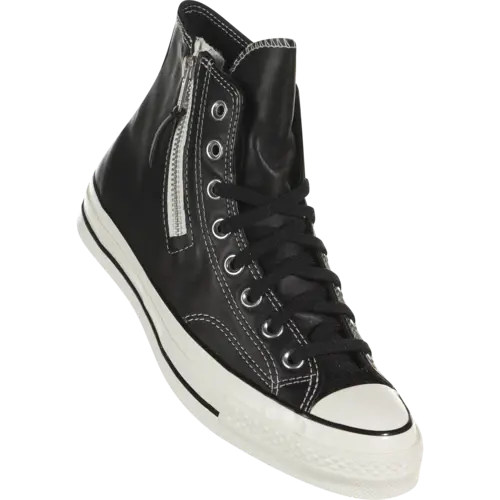 Giày Converse Chuck 70 Side Zip 'Black Egret' 166721C - Ảnh 5