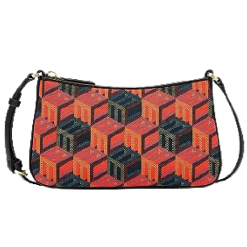 Túi MCM Shoulder Bag in Cubic Monogram Jacquard MWSCSCK02MT001