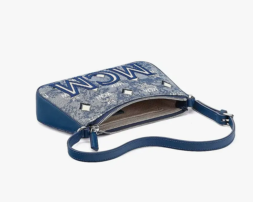 Túi MCM Shoulder Bag in Vintage Jacquard Monogram MWSBATQ01LU001 - Ảnh 3