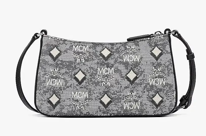 Túi MCM Shoulder Bag in Vintage Jacquard Monogram MWSBATQ01EG001 - Ảnh 3
