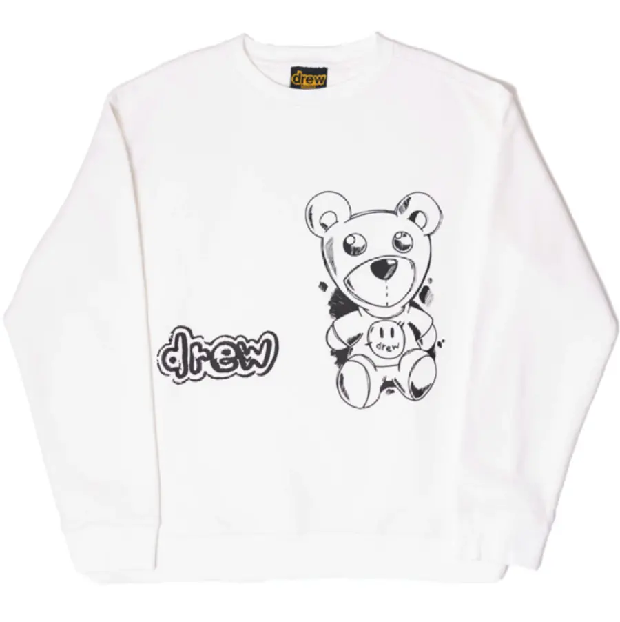 Áo Drew House Theordore Sketch Crewneck Off White