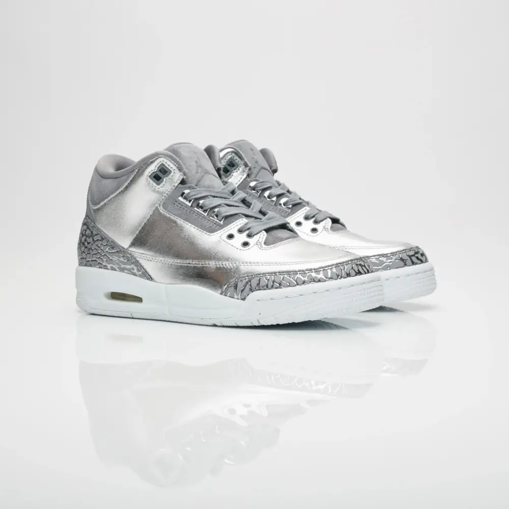 Alternative view of Giày Nike Air Jordan 3 Retro Premium HC GG 'Chrome' AA1243-020