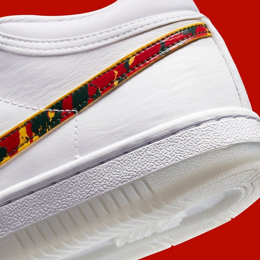 Giày Nike Sky Force 3/4 'White Red Camo' CZ7892-100 - Ảnh 6