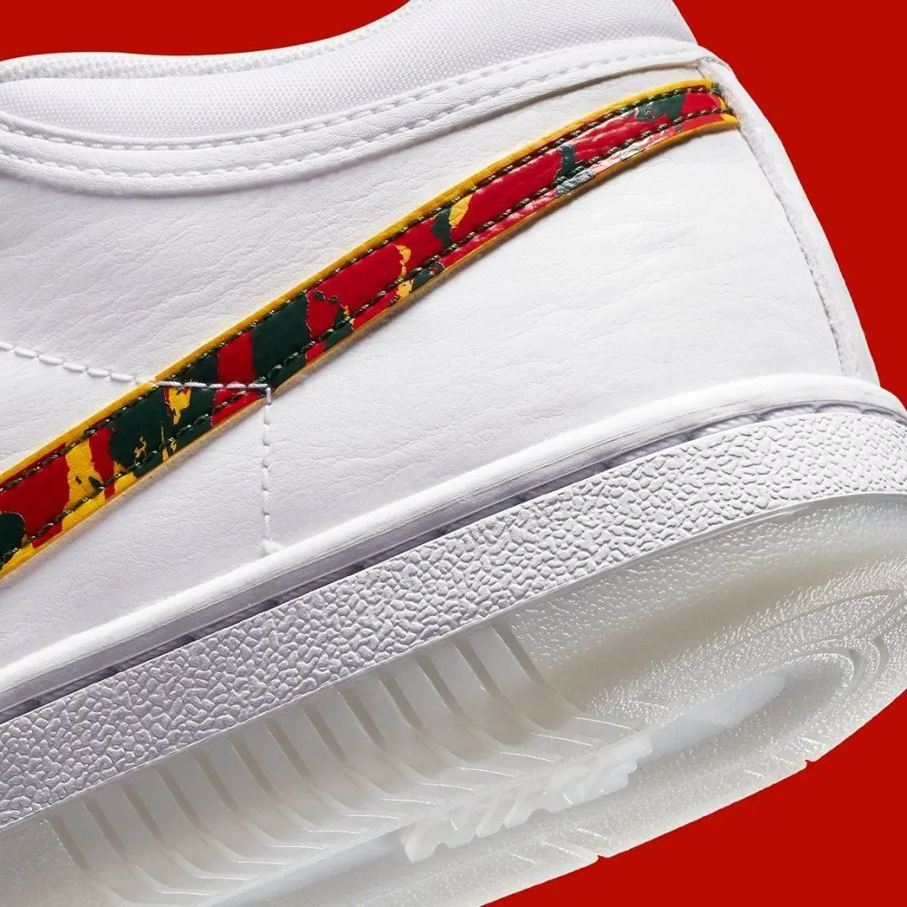 Giày Nike Sky Force 3/4 'White Red Camo' CZ7892-100 - Ảnh 6
