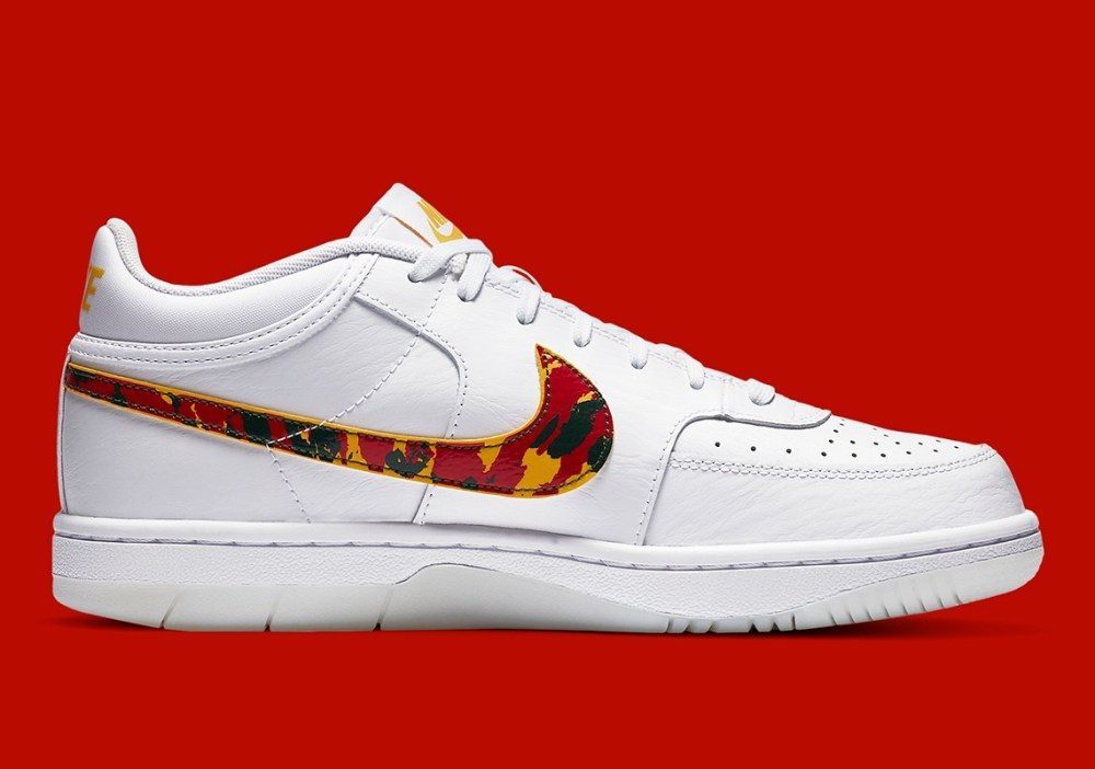 Giày Nike Sky Force 3/4 'White Red Camo' CZ7892-100 - Ảnh 2