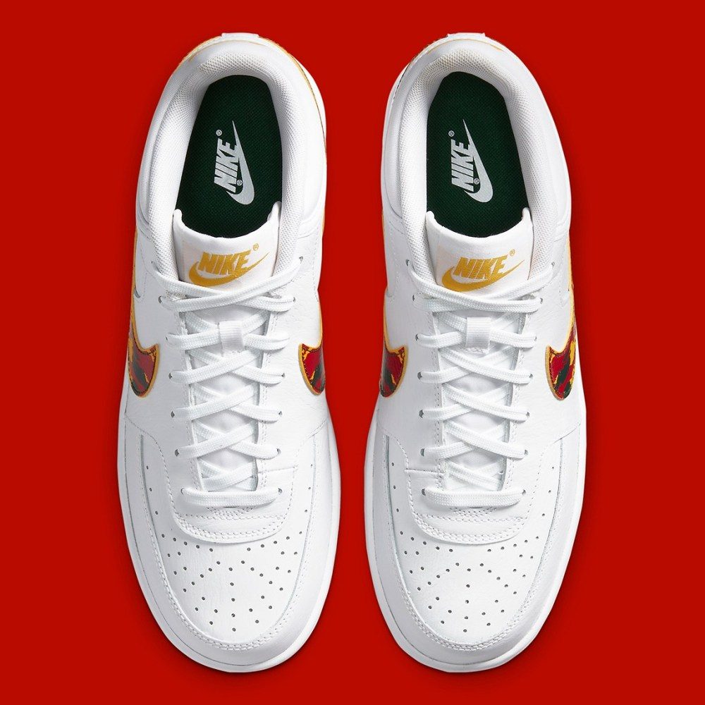 Giày Nike Sky Force 3/4 'White Red Camo' CZ7892-100 - Ảnh 5