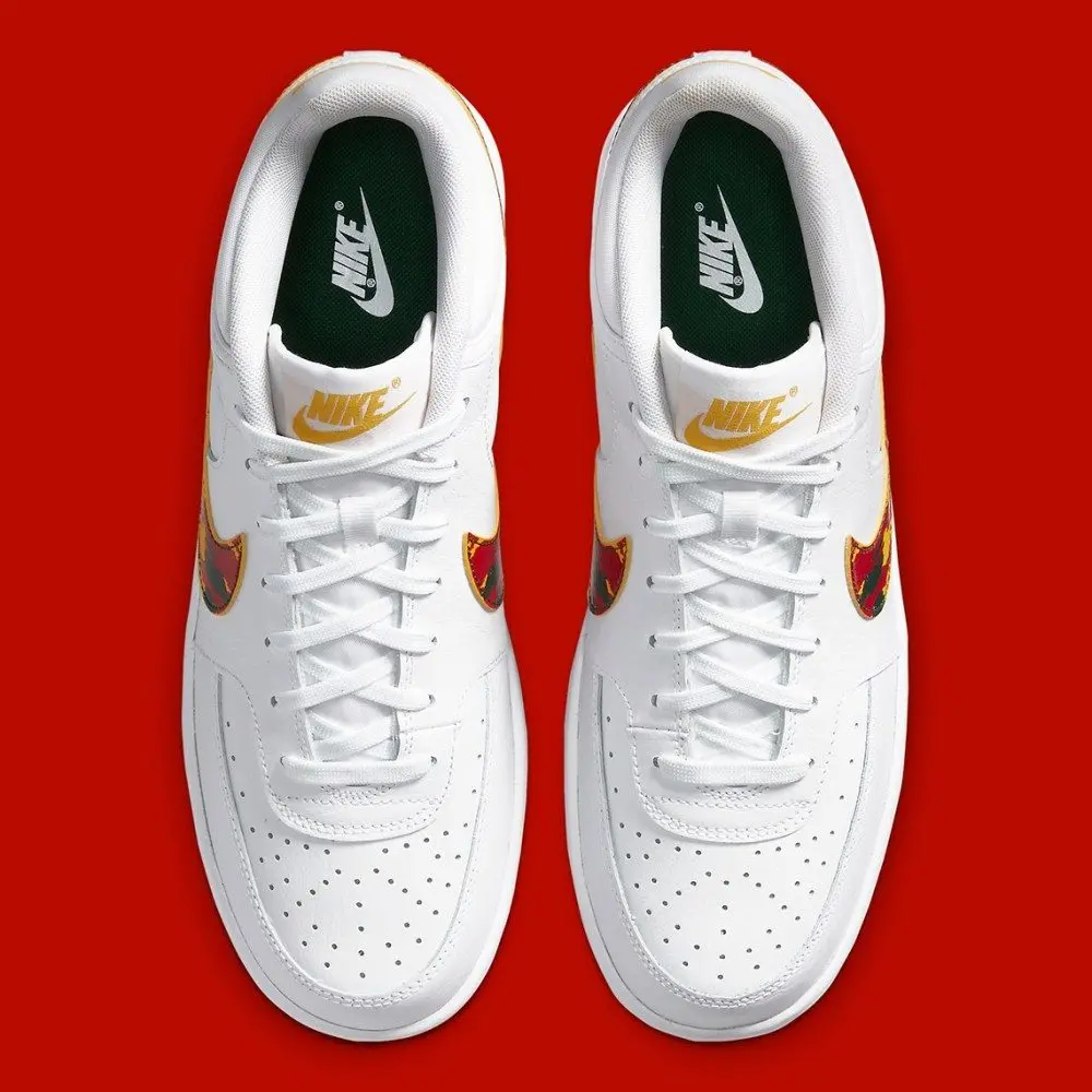 Giày Nike Sky Force 3/4 'White Red Camo' CZ7892-100 - Ảnh 5