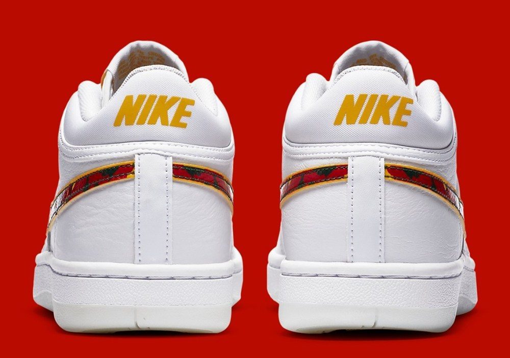 Giày Nike Sky Force 3/4 'White Red Camo' CZ7892-100 - Ảnh 3