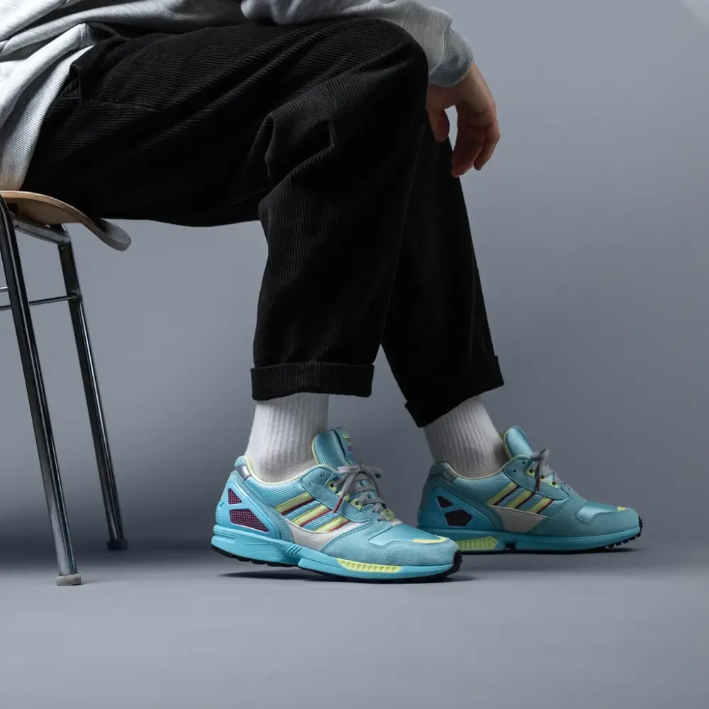 Giày Adidas ZX 8000 'Light Blue' FY3593 - Ảnh 4