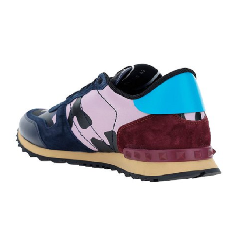 Giày Valentino Garavani Men Blue Leather Sneakers VY0S0723TCCE77 - Ảnh 4