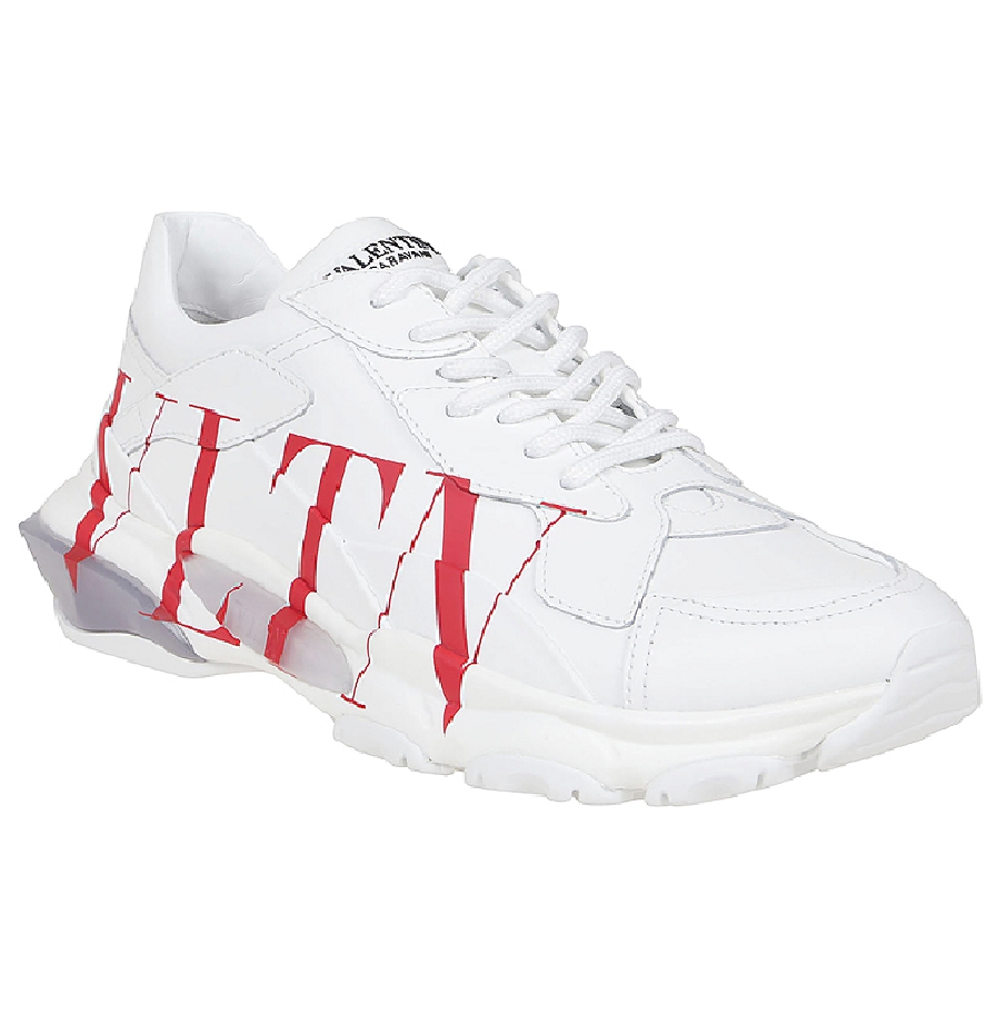 Giày Valentino Homme Blanc Cuir Baskerts WY2S0B21RKWKR5 - Ảnh 2