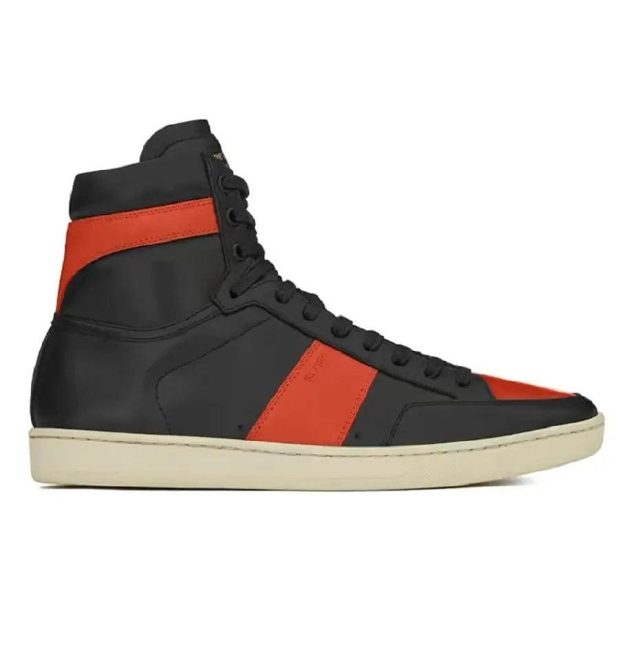 Giày Saint Laurent Court Classic SL 10h 'Black Red' 4180260MP301074
