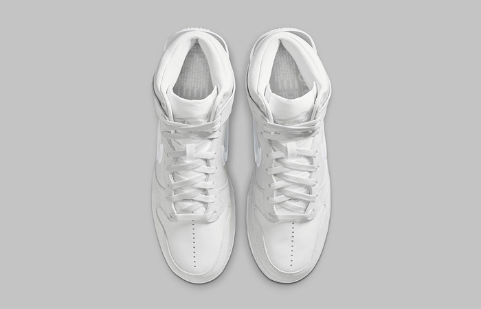 Giày Nike Slam Jam x Dunk High 'White Platinum' DA1639-100 - Ảnh 6