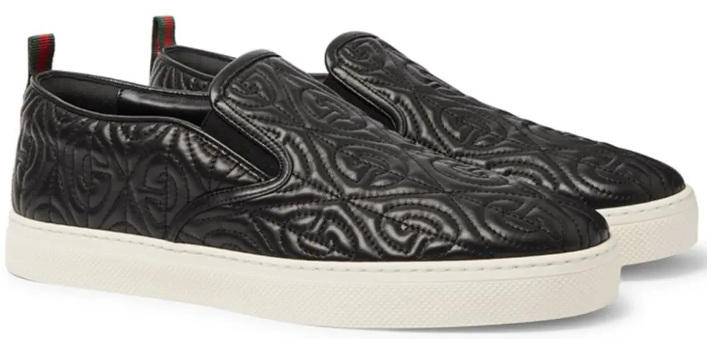 Giày Gucci G 'Black Quilted' 598868-0R0B0-1075 - Ảnh 3