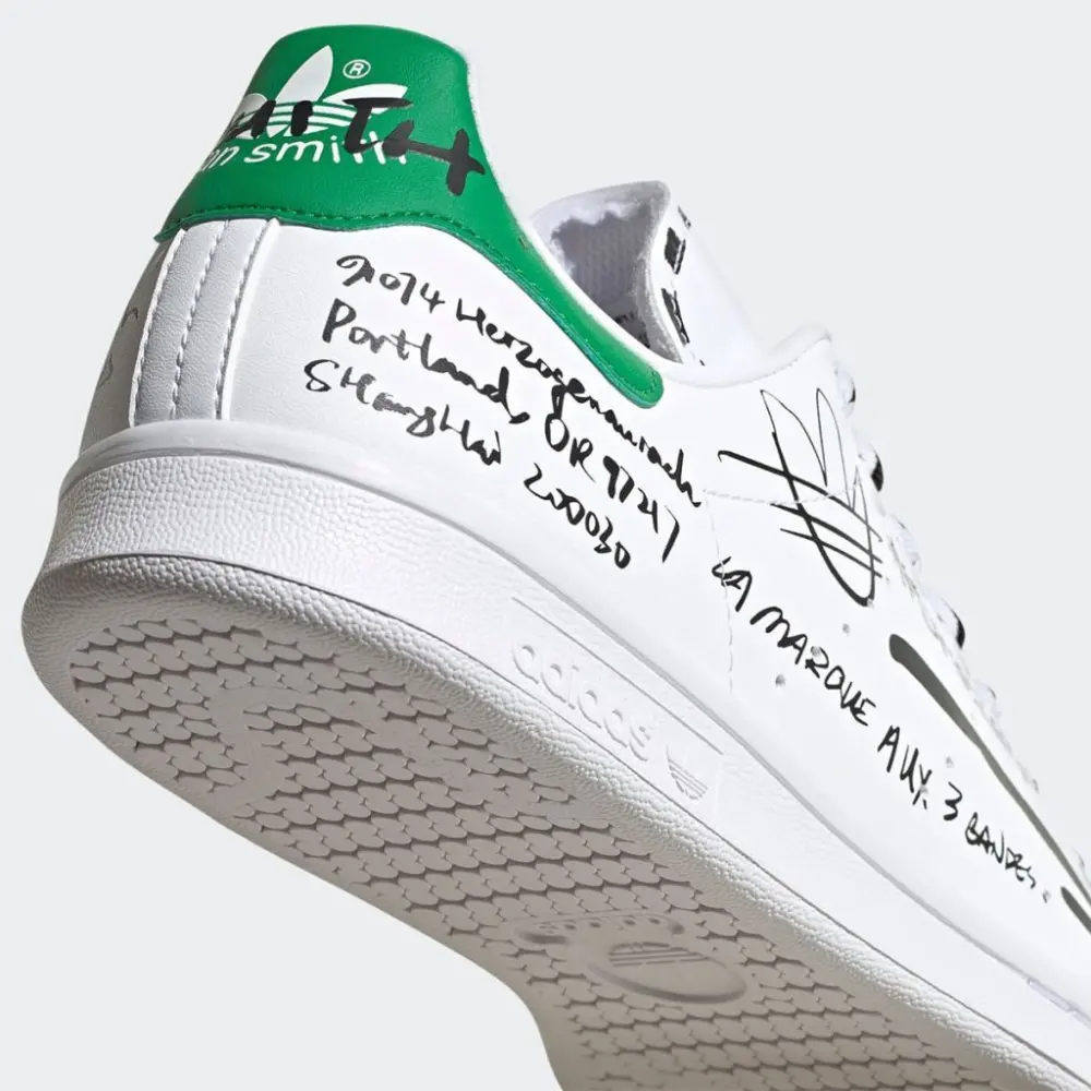 Giày Adidas Stan Smith 'Sharpie Pack Graffiti White Green' GV9800 - Ảnh 6