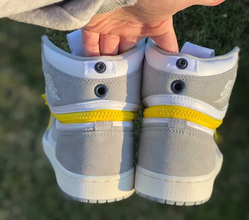Giày Nike Air Jordan 1 High Switch 'Light Smoke Grey' CW6576-100 - Ảnh 4