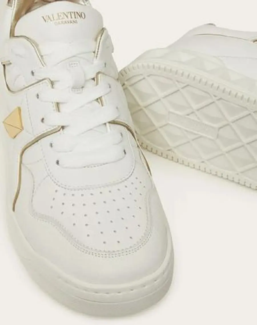Giày Valentino Garavani One Stud Low-Top Sneaker 'Grey' 1Y2S0E71RUSL71 - Ảnh 4